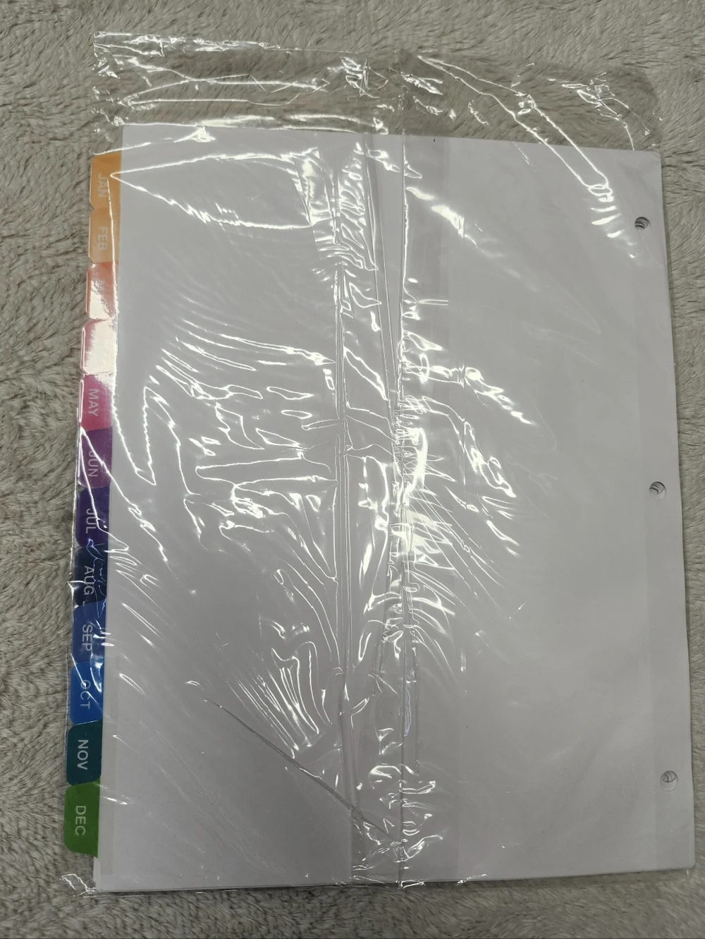 New Avery Ready Index Table of Contents Monthly Dividers, 12-Tab, for 8.5x11